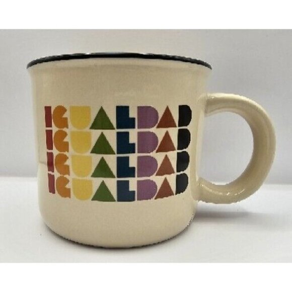 #takepride 15oz Camper Mug Igualdad Off White - Picture 2 of 7
